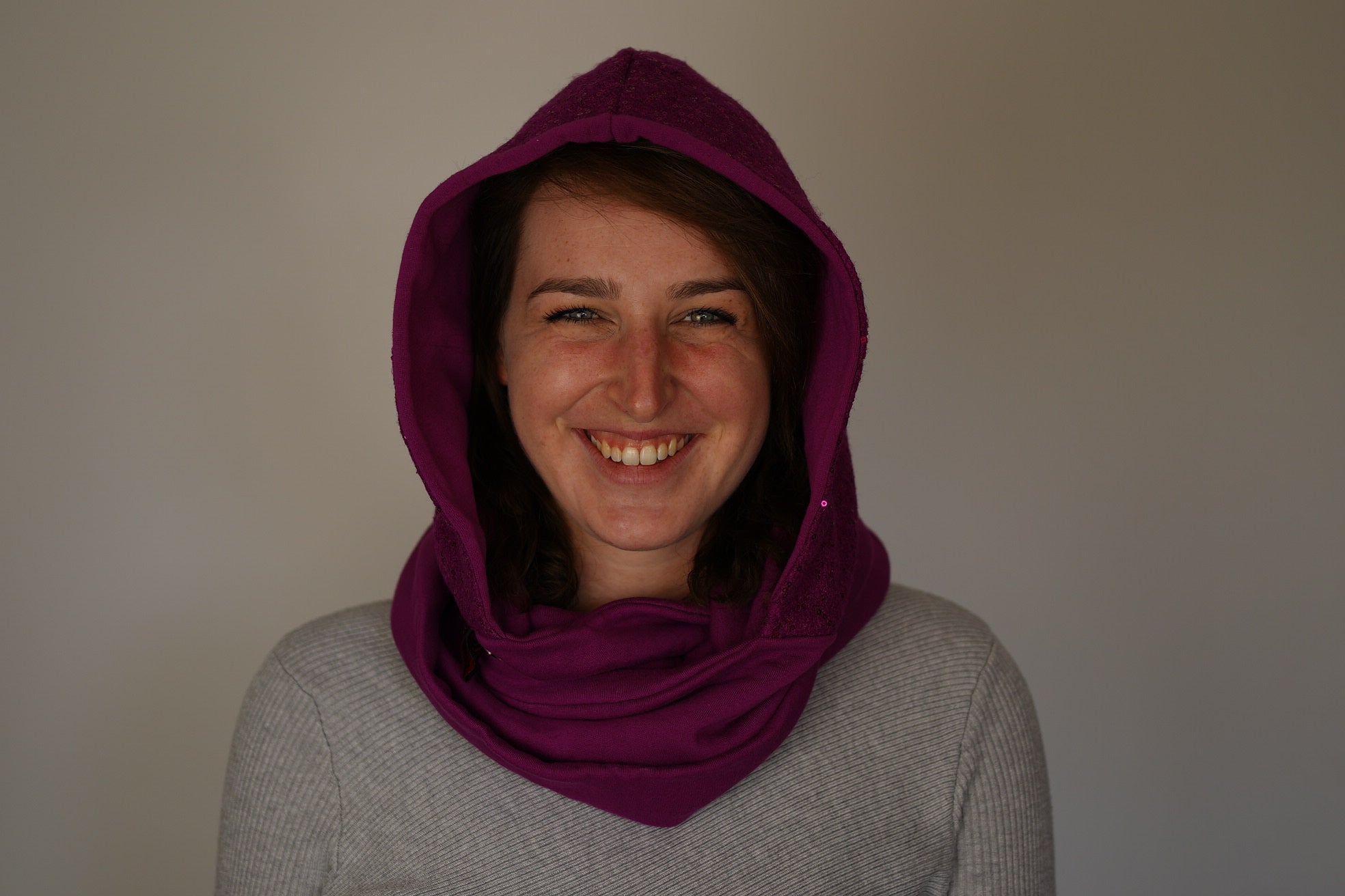 Sturmschal Lila Pailletten