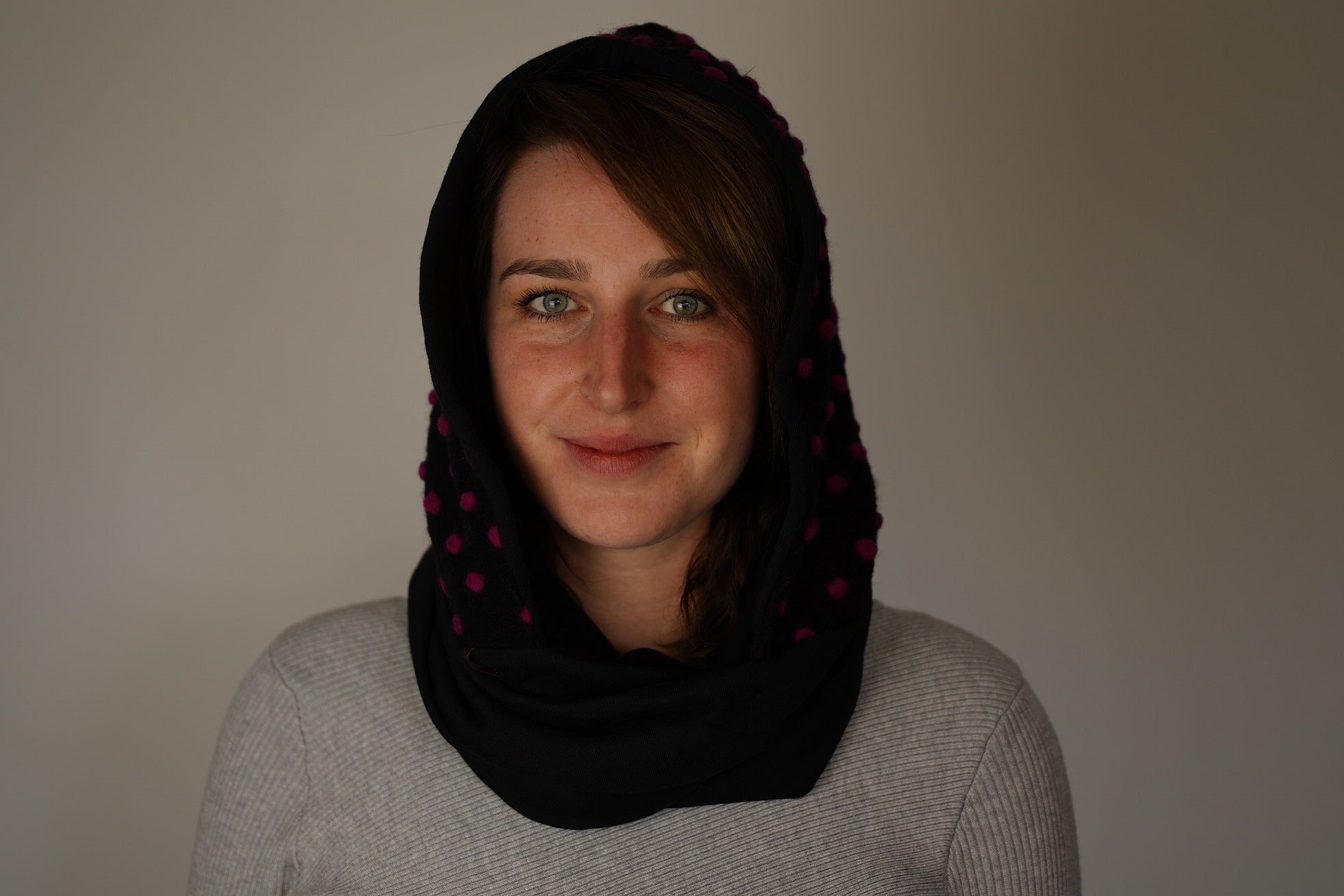 Sturmschal Schwarz Pink